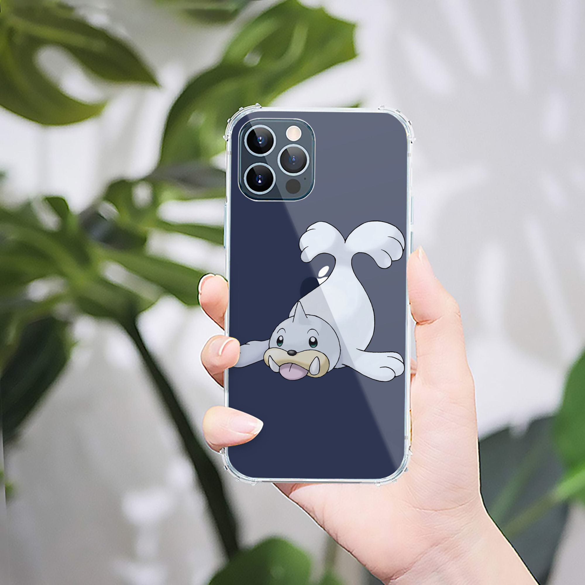 （画像用） ポケットモンスター Pokémon 【iPhone 12シリーズ対応】透明スマホケース（クリアソフトケース）